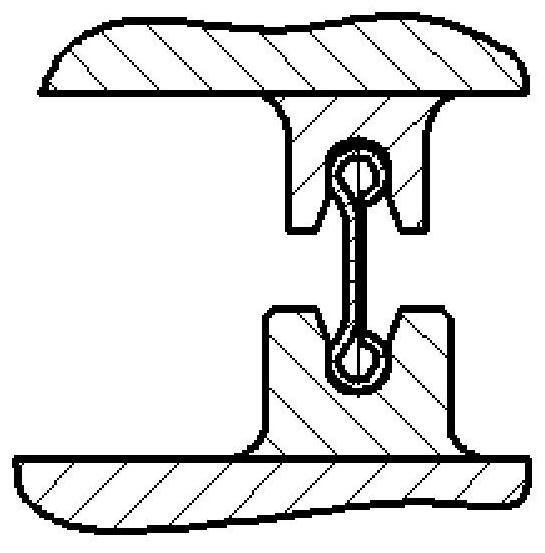 Inter-plane sealing assembly for high-temperature zone gap of gas turbine