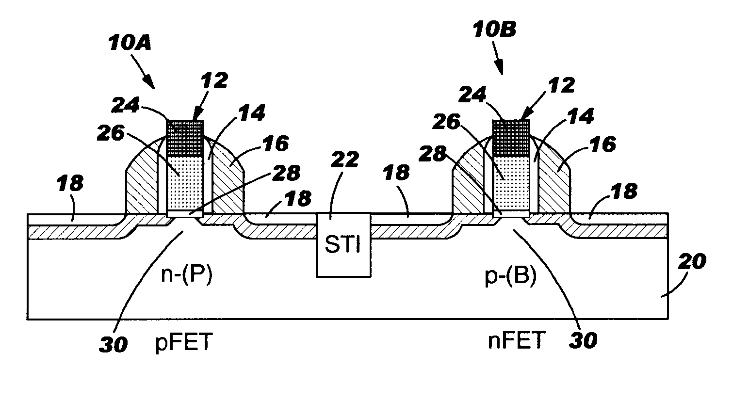 Hot carrier degradation reduction using ion implantation of silicon nitride layer