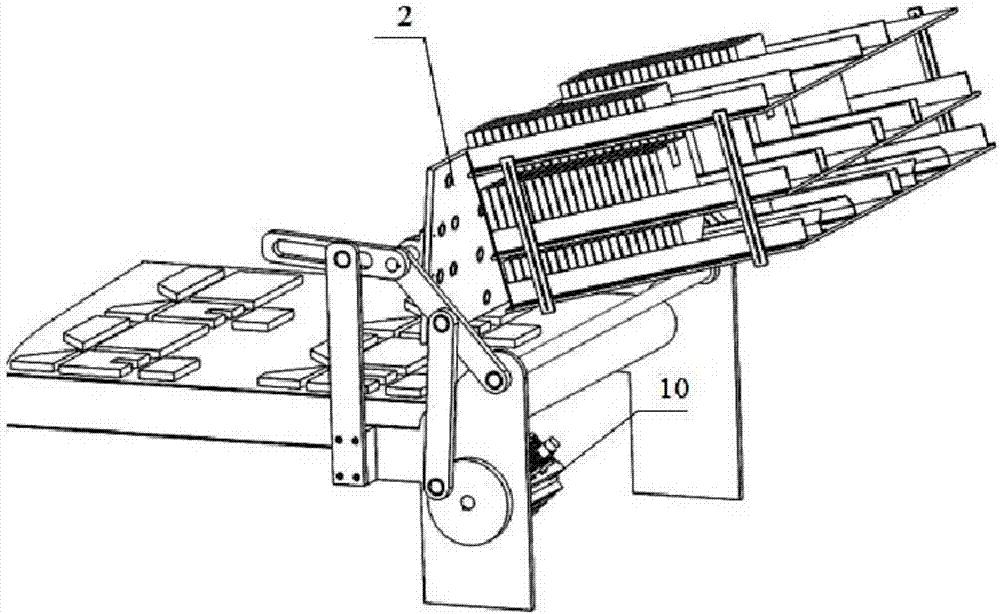 Buffering cushion supplying mechanism