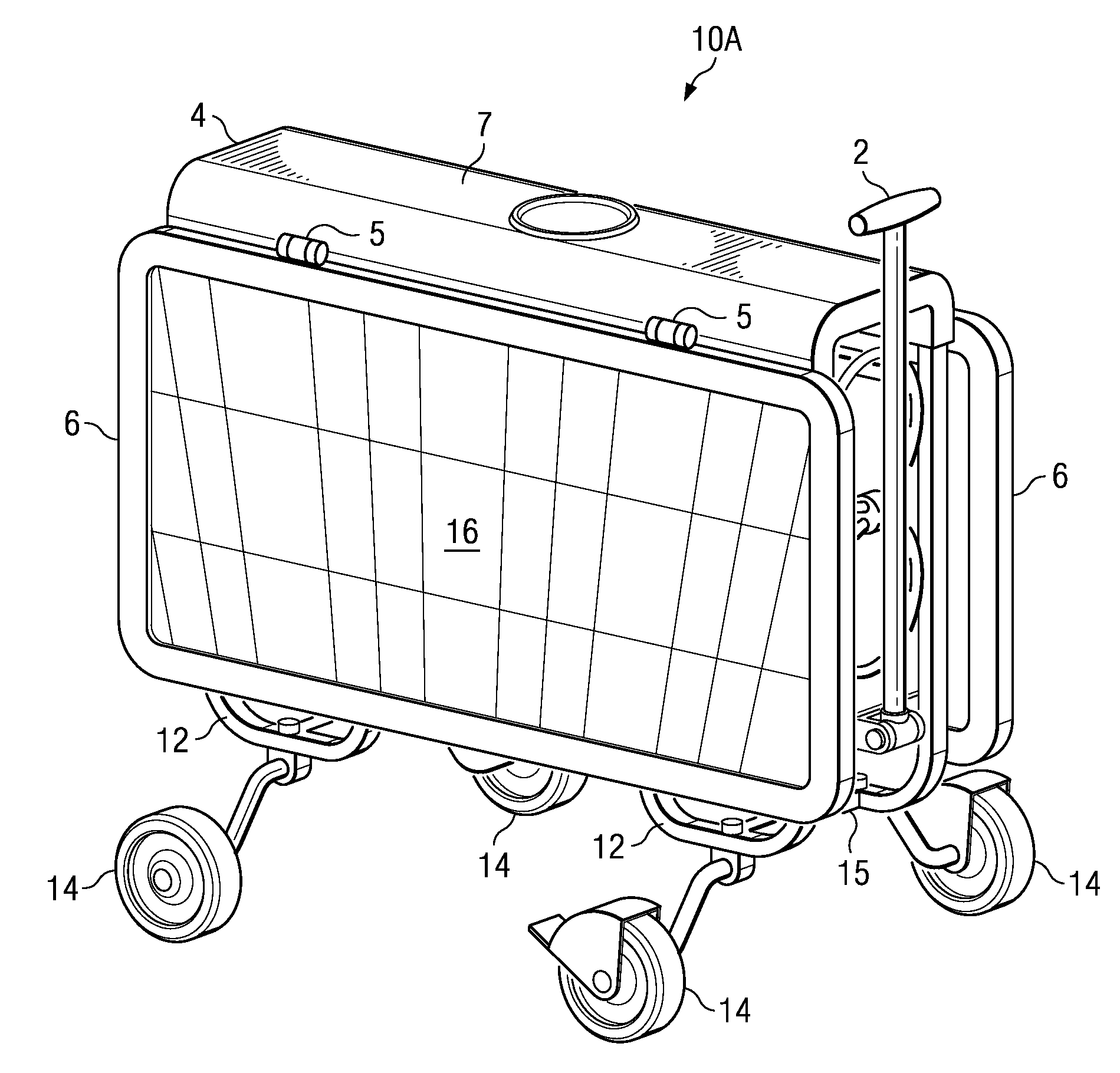 Portable solar power source