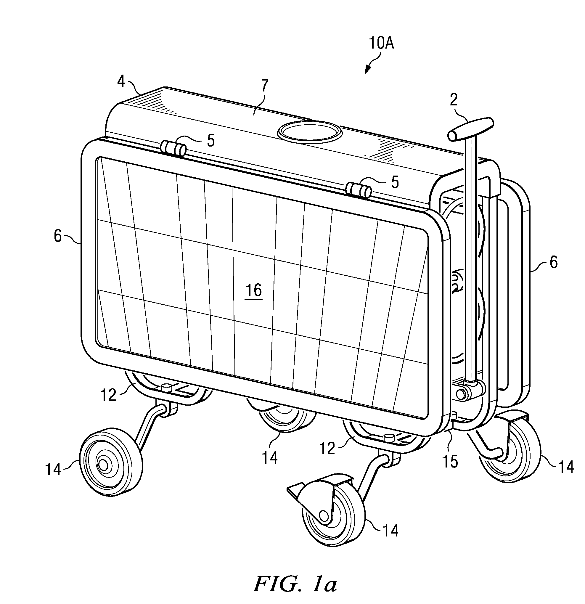 Portable solar power source