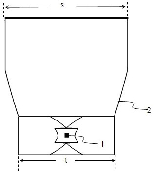 Design method of thick-wall part optical system comprising diffusion hole for eliminating dark area at chamfer