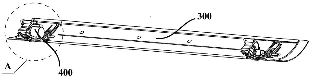 Air guide mechanism of air conditioner and air conditioner indoor unit with air guide mechanism