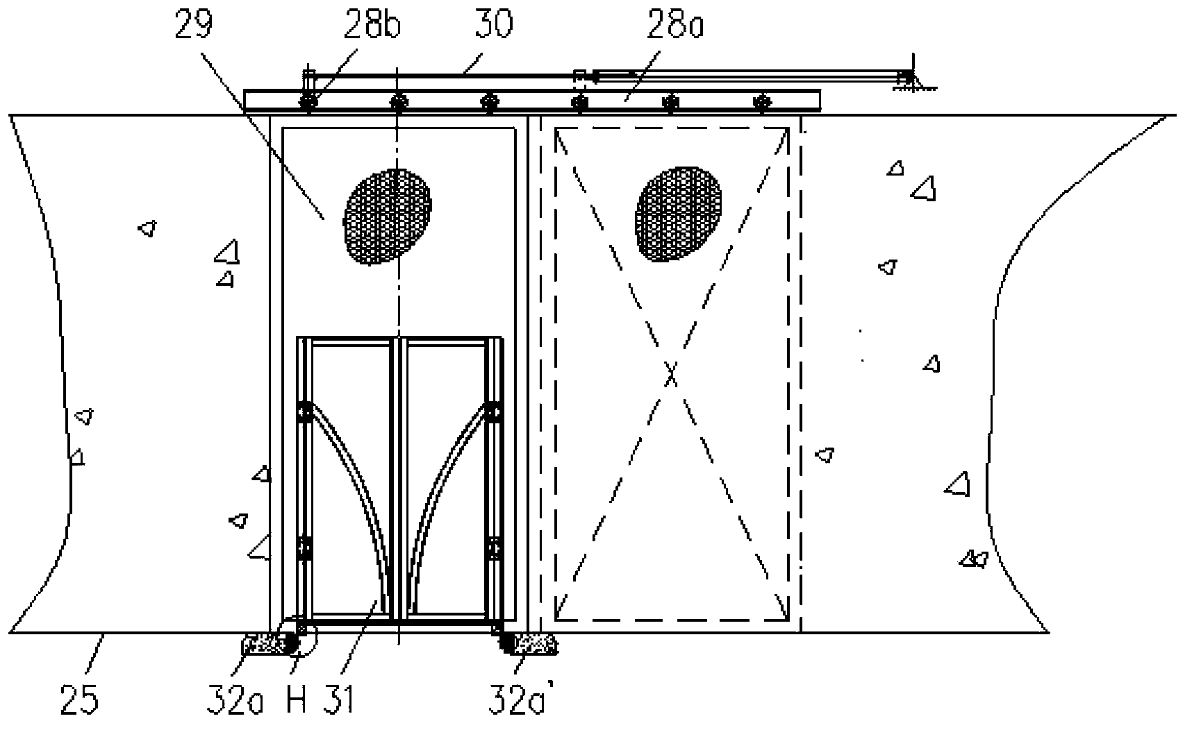 Theater with portable stages