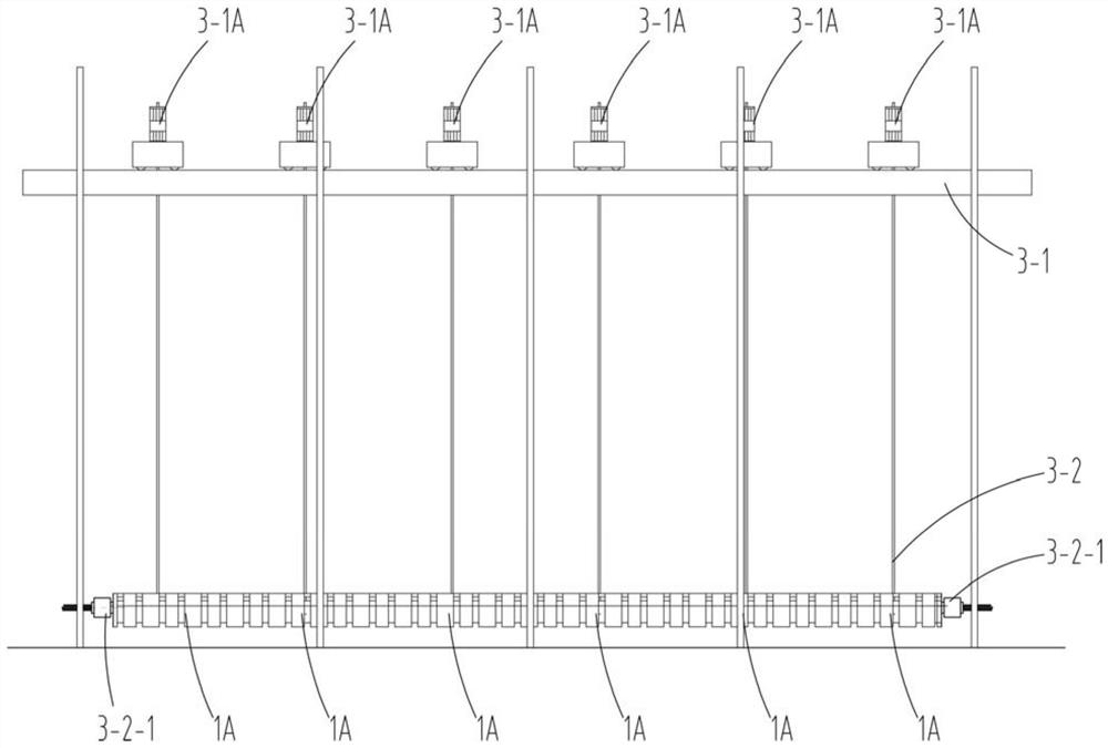 Sinking construction device for assembly type underground building