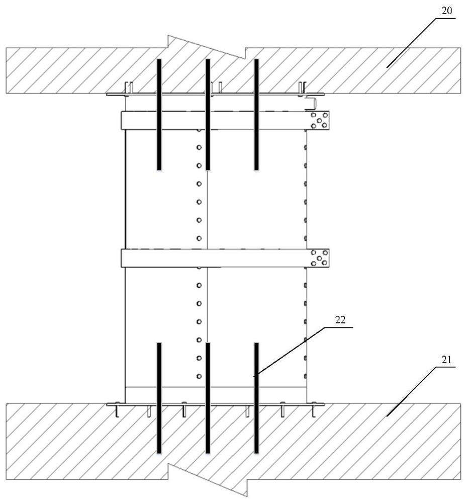 Room-and-pillar mining method for artificial barren rock pillars of gently inclined ore body