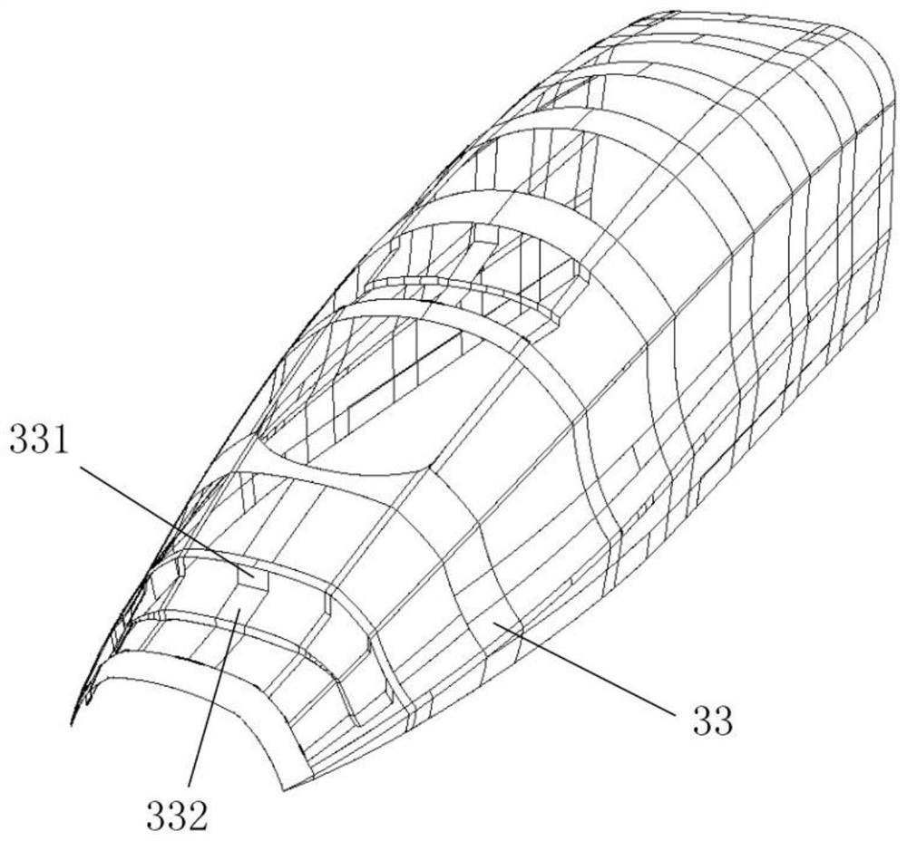 A double-layer wind resistance braking device, a double-layer driver's cab structure and a high-speed train