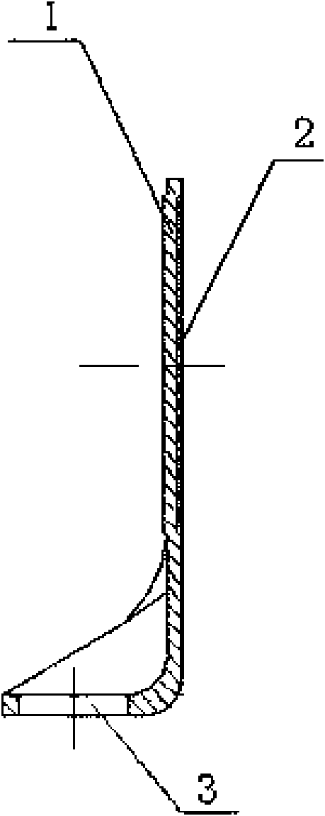 Glass fiber reinforced plastic adhesive boundary sign bracket and production method thereof