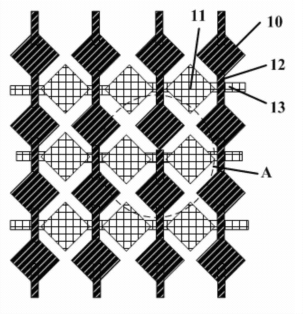 Touch screen, touch display device and production method of touch screen