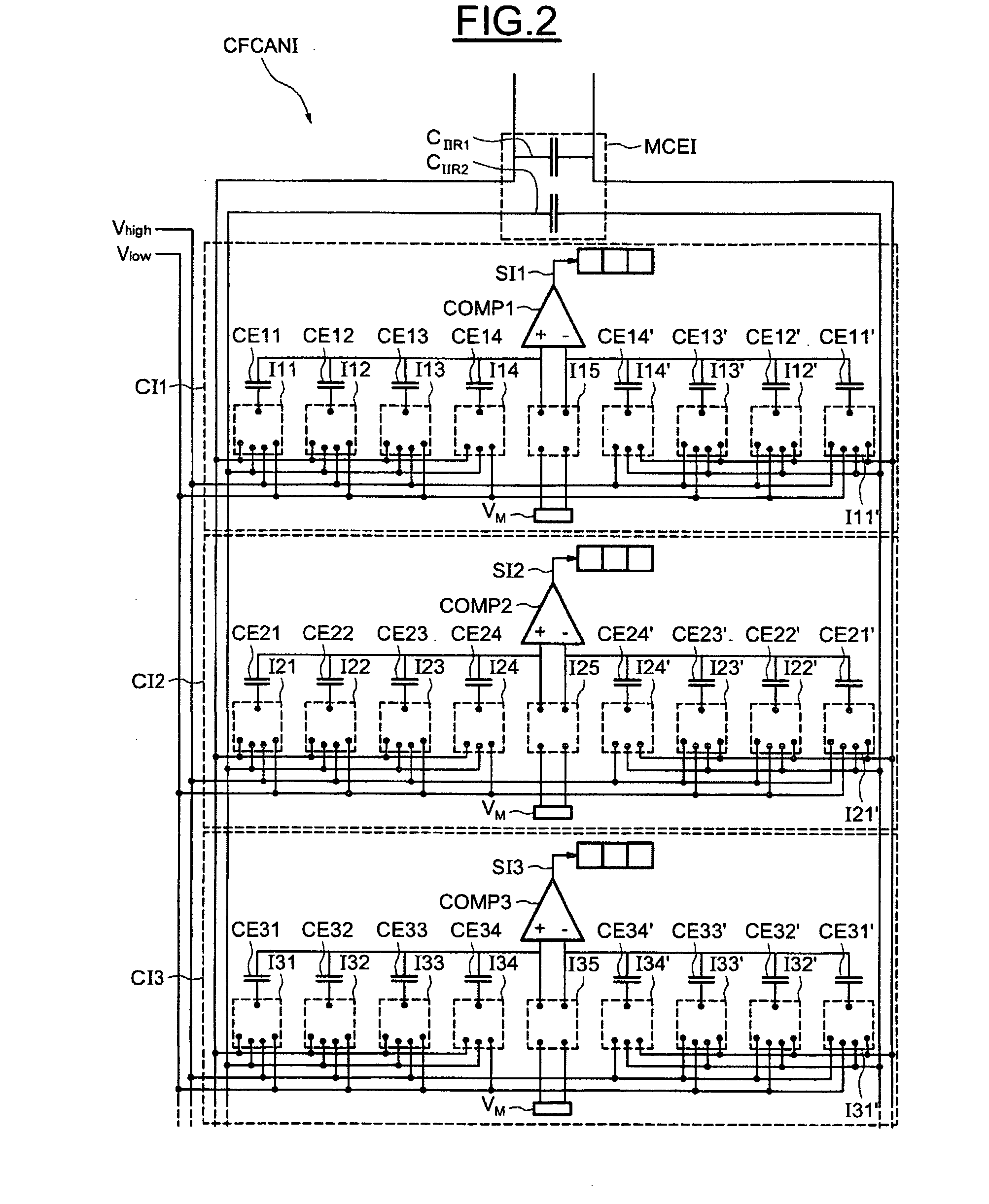 Method and device for processing an incident signal, in particular for filtering and analogue/digital conversion