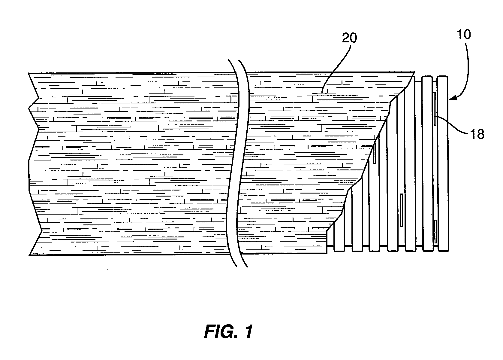 System for Supplying Tubular Geotextile Material for Perforated Drain Pipes