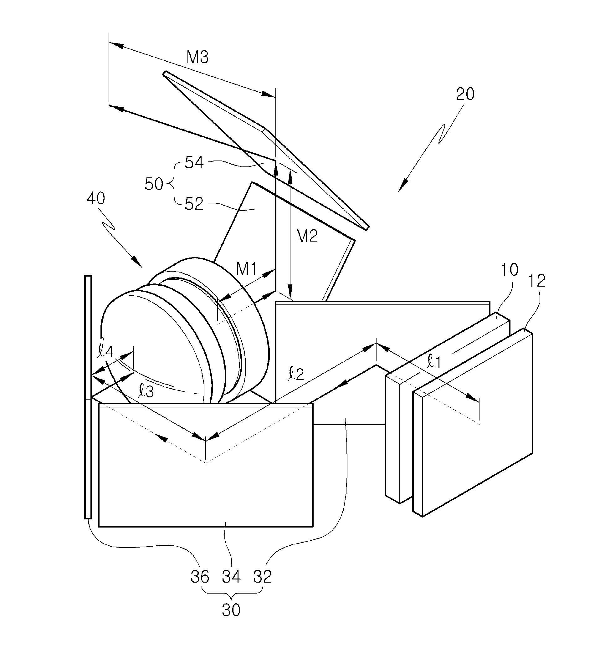 Optical System for Use in a Vehicle Head-Up Display