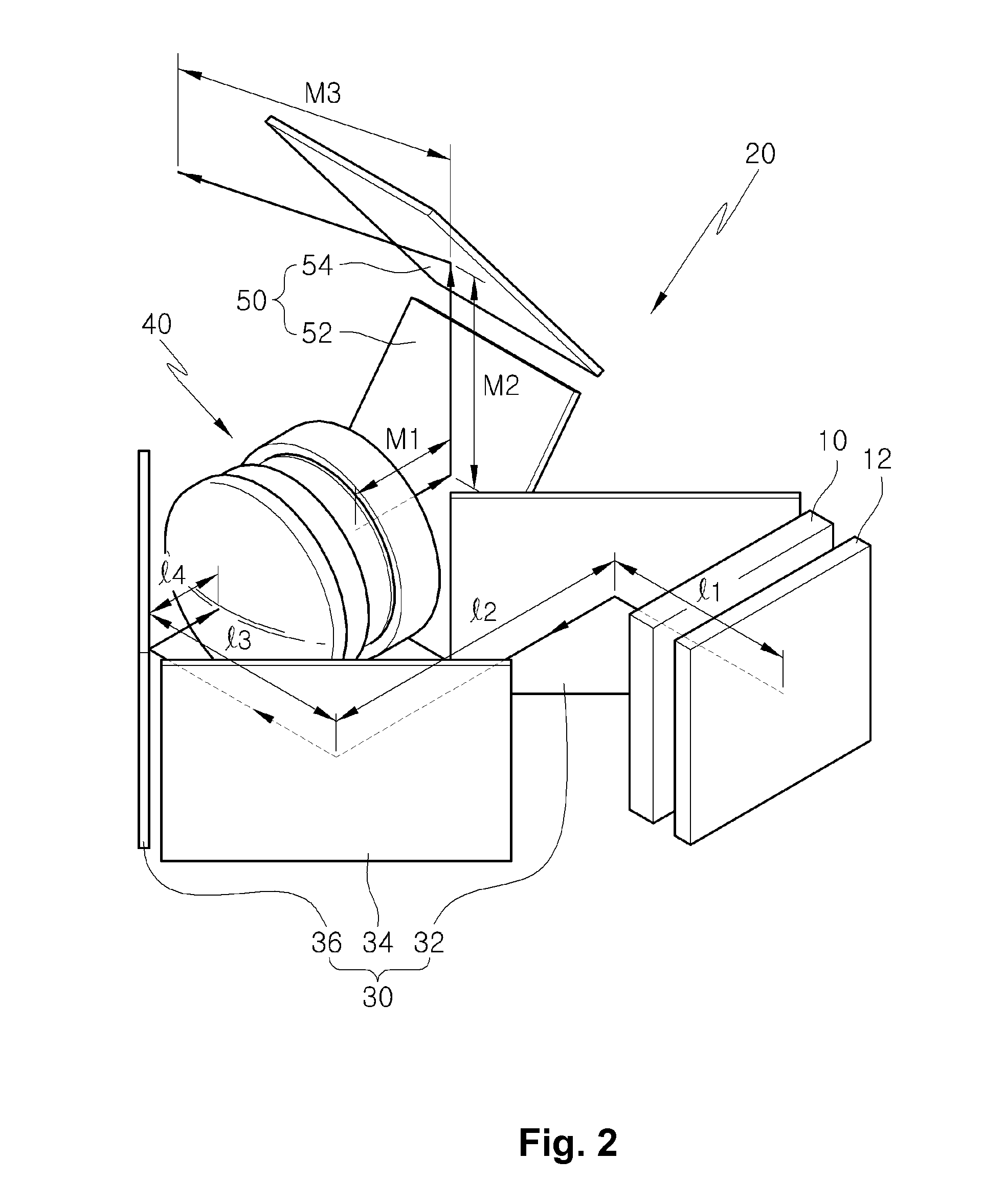 Optical System for Use in a Vehicle Head-Up Display