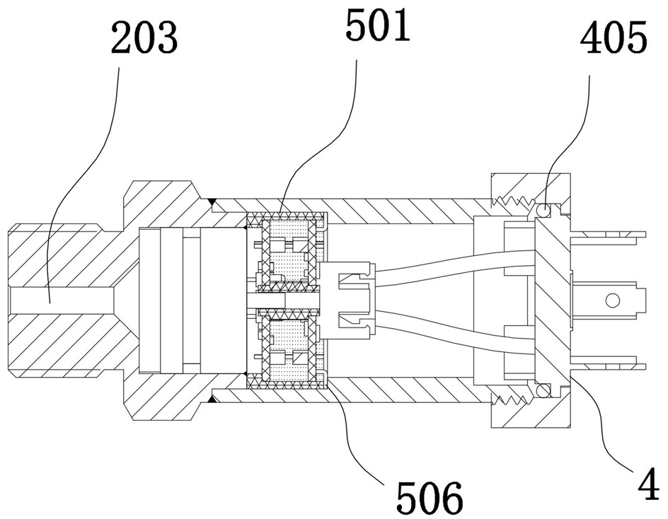 Double-plug pressure transmitter capable of being quickly assembled