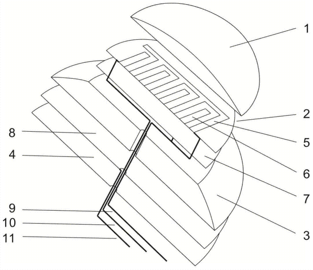 A fully flexible resistive touch pressure sensor and its manufacturing method