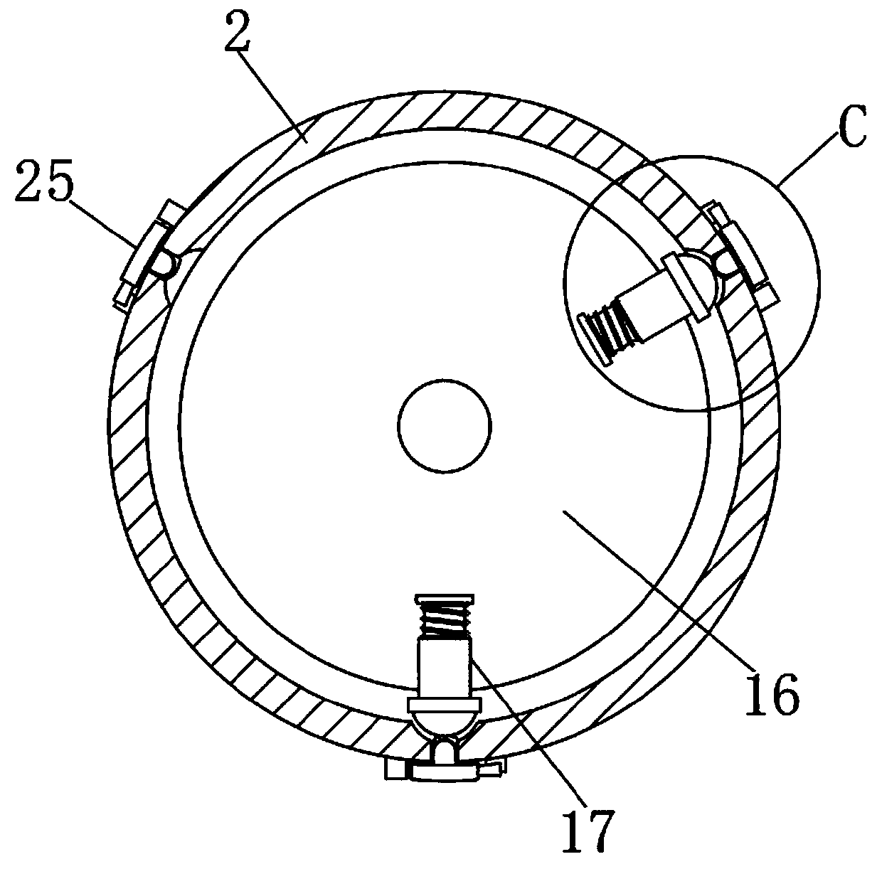 Infusion device for internal medicine