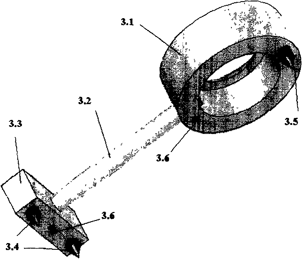 Gyrosope spherical rotor three-D static balaming measuring method and device