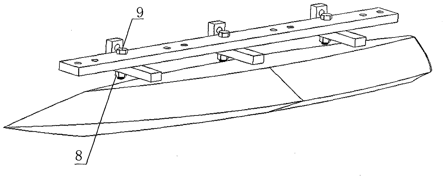 Multifunctional unmanned-boat twin-hull boat structure