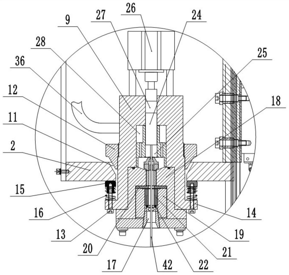 Uniform flow plating device for inner wall of pipe fitting