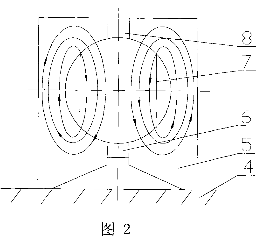 Magnetic gage stand arrangement used for precision measurement