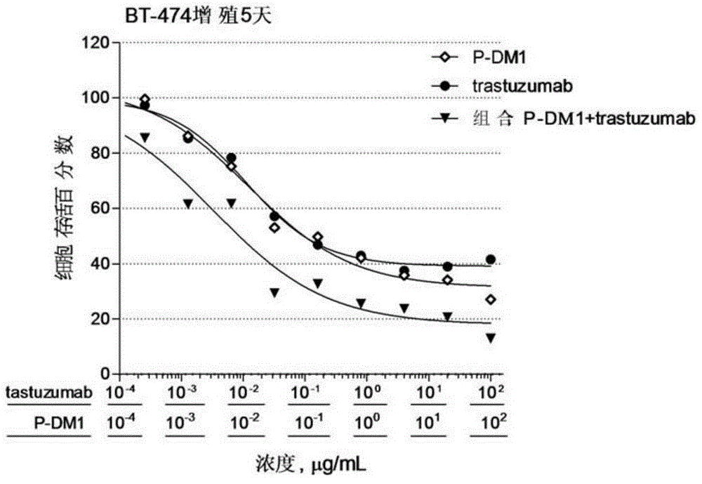 Antibody-drug conjugate Pertuzumab-MCC-DM1, conjugate and Trastuzumab composition, and application of conjugate and composition