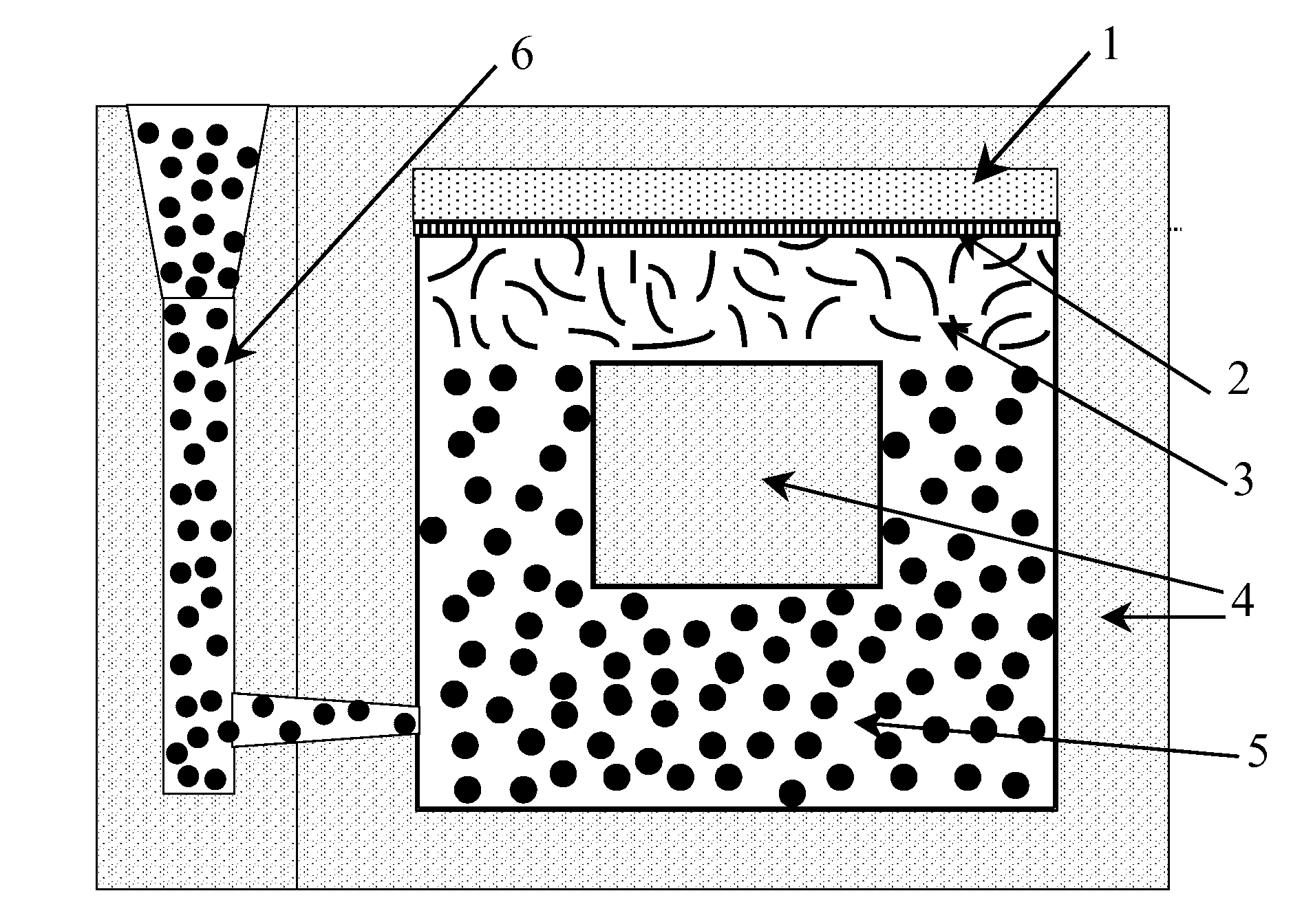 In-situ graphite shape control for iron castings