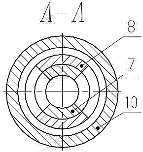 A high-frequency torsional percussion drilling tool