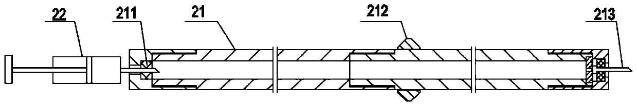 A kind of air extraction equipment for shallow soil in permafrost region