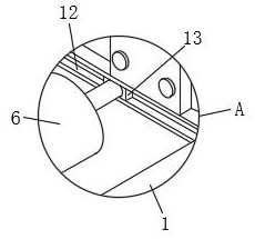 Film breaking mechanism of full-automatic film laminating machine