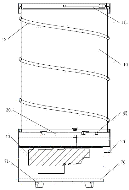 Folding electric multifunctional shower