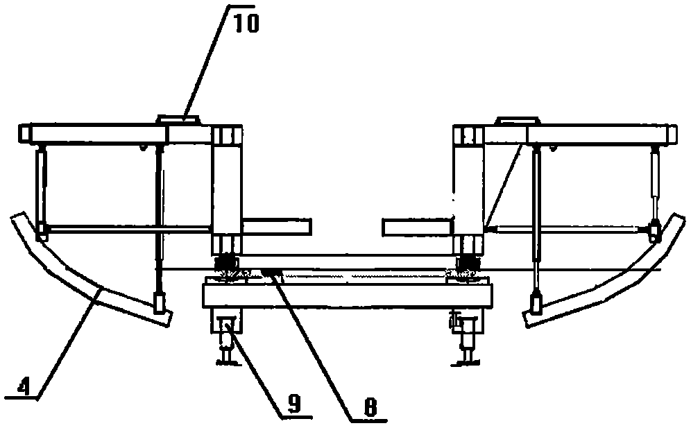 Tunnel inverted-arch self-propelled trestle