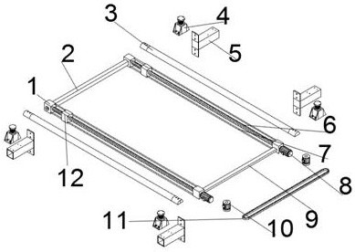 Snow removing device for steel structure roof