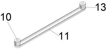 Snow removing device for steel structure roof