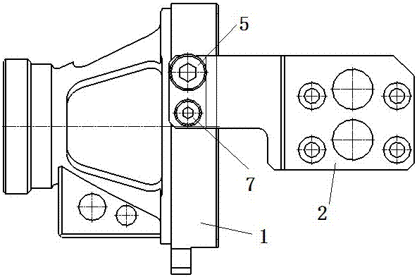 Field of view switch position adsorption device and infrared thermal imager