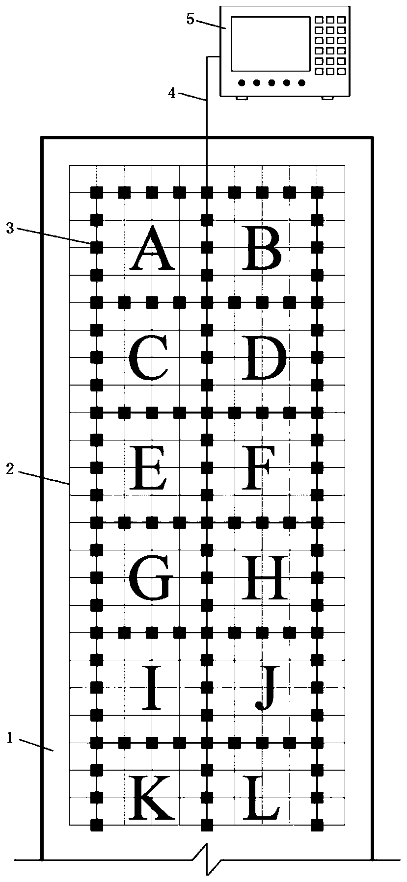 Defect detection method of underground diaphragm wall based on partitioned ultrasonic tomography