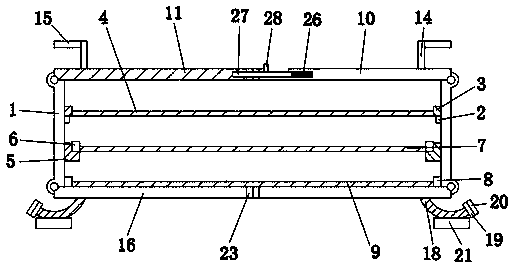 Drying device for agricultural planting