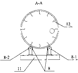 Roller dryer with examination clearing port