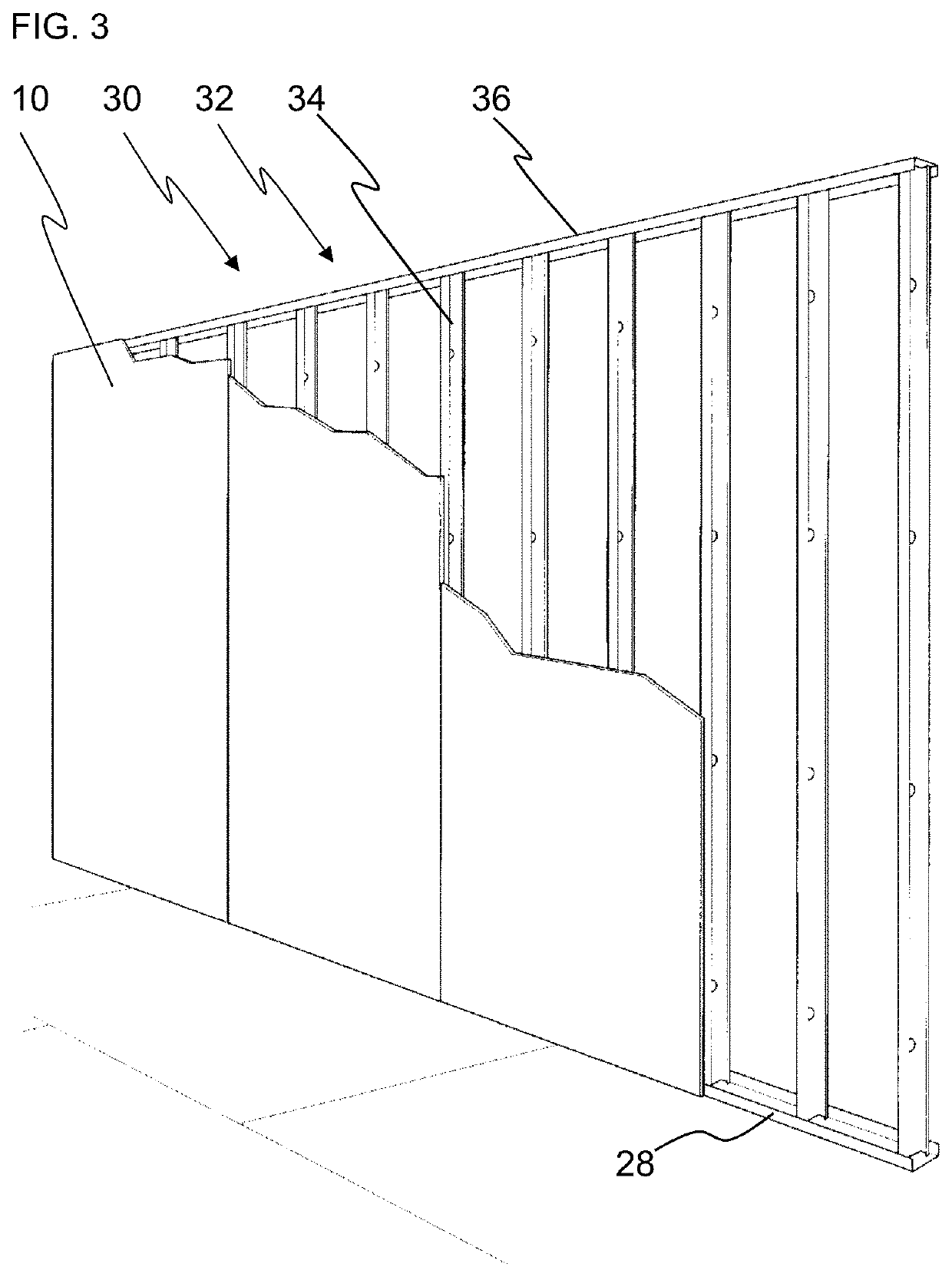 Gypsum board from gypsum having high level of chloride salt and a starch layer and methods associated therewith