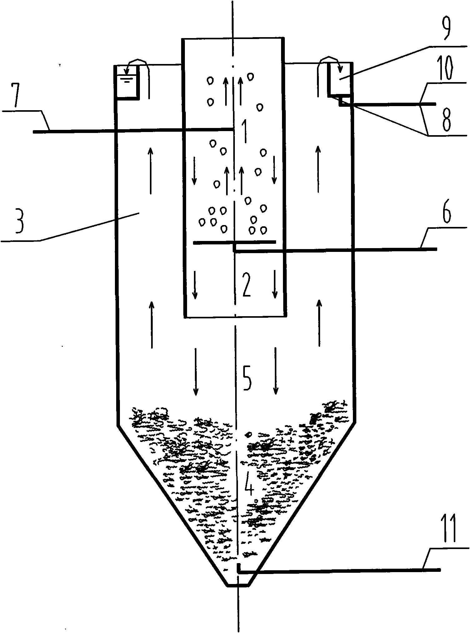 Phosphor recovery crystallization reactor and phosphor recovery method