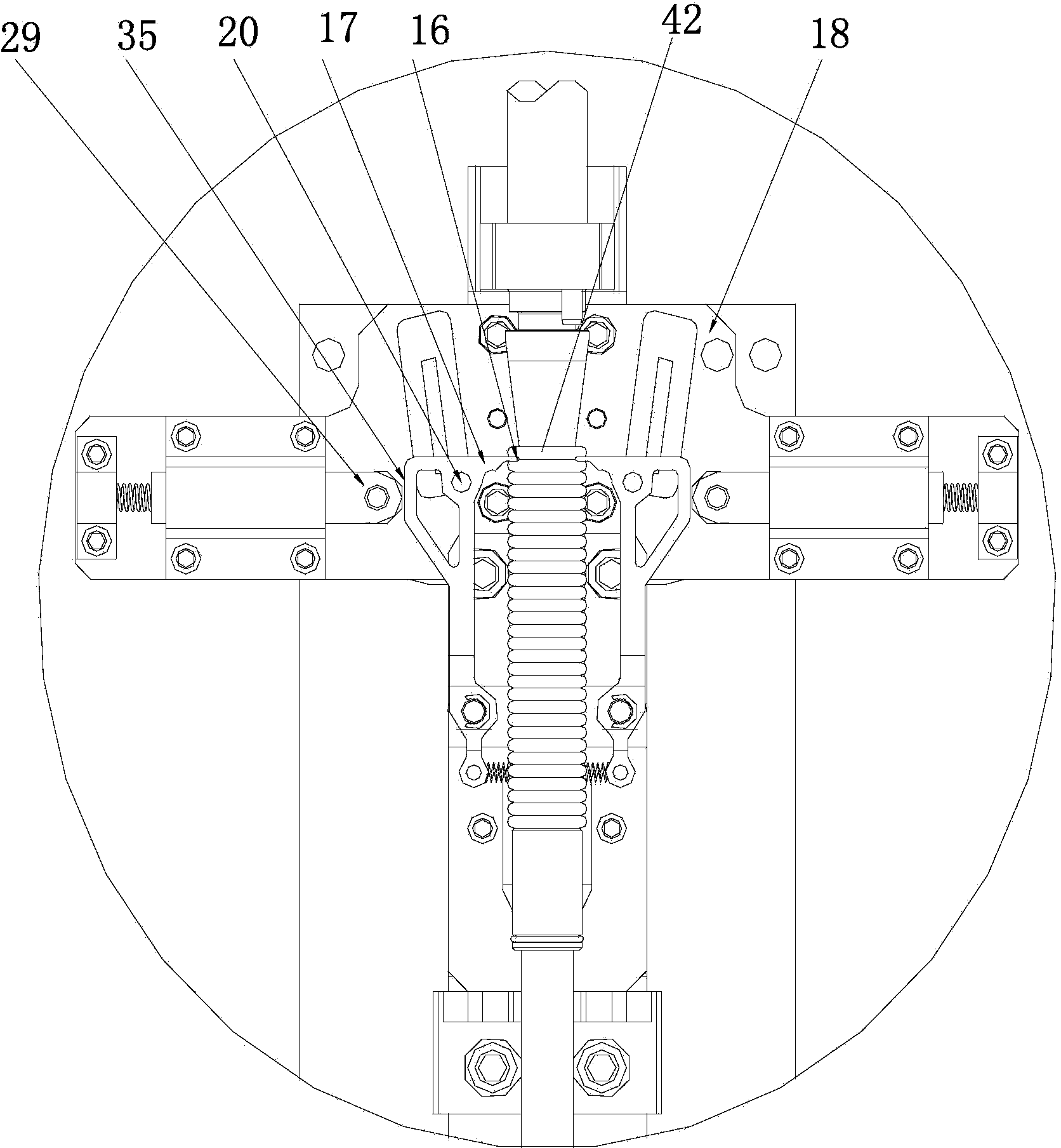 Automatic O-type ring assembling device of automobile pipeline joint