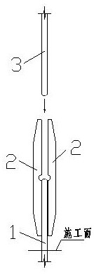 Larsen steel sheet pile sinking method for avoiding obstacles in air