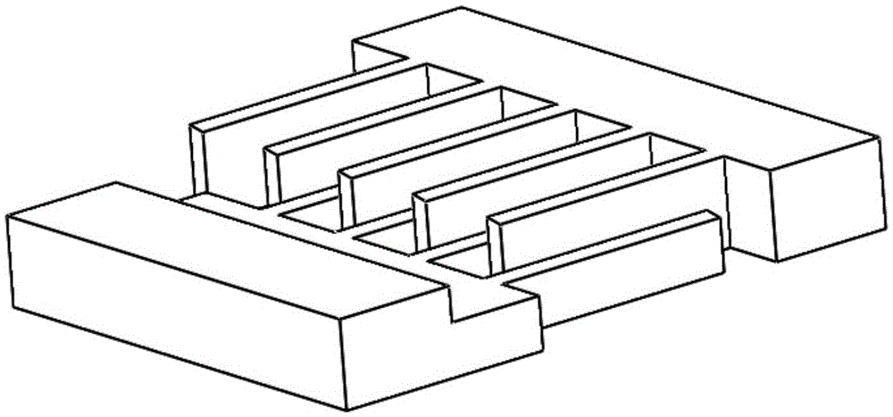 Micro-torsion mirror driven by one-side unequal height comb teeth