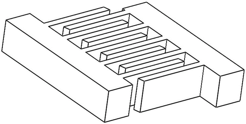 Micro-torsion mirror driven by one-side unequal height comb teeth