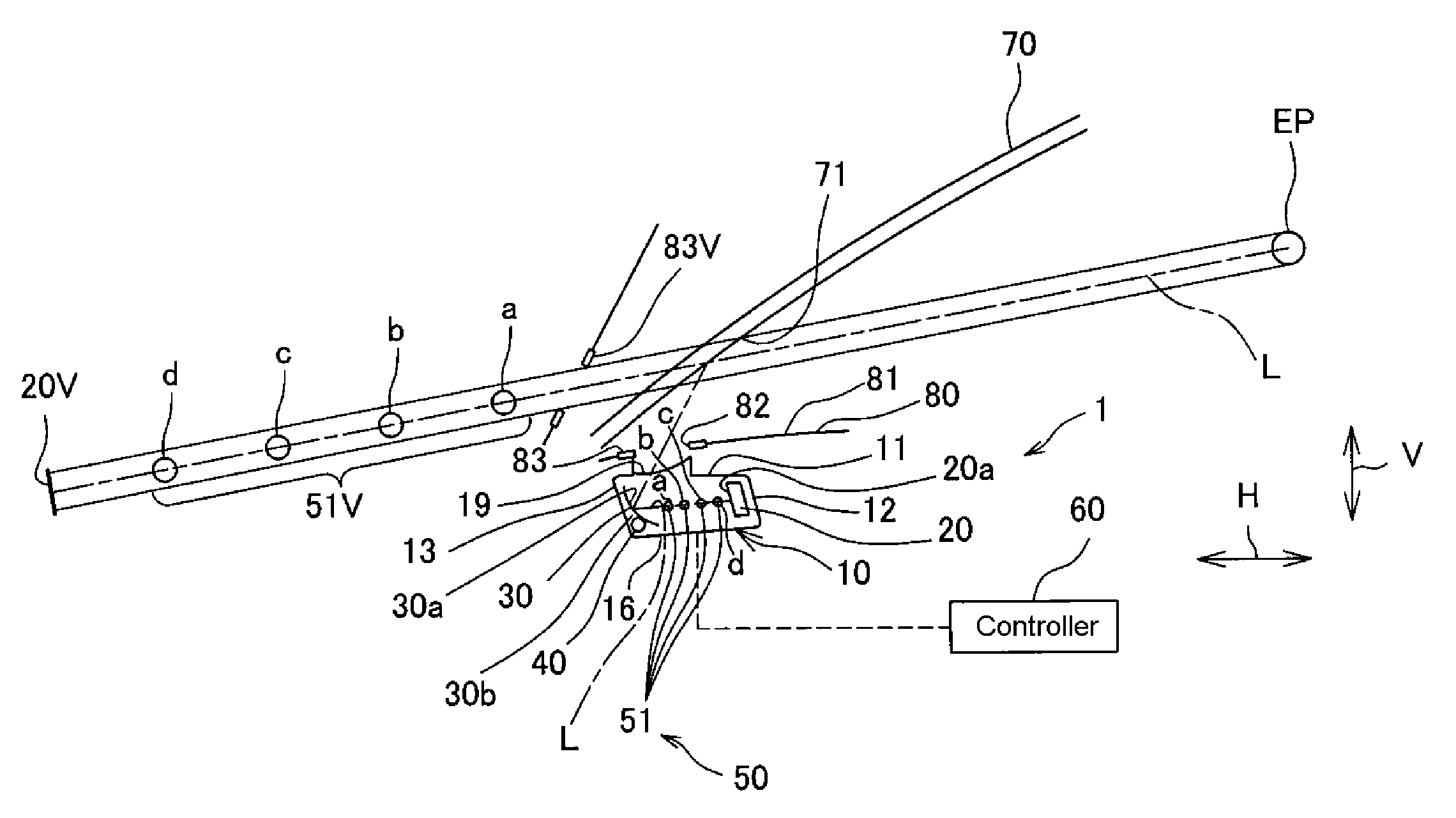 Head-up display device