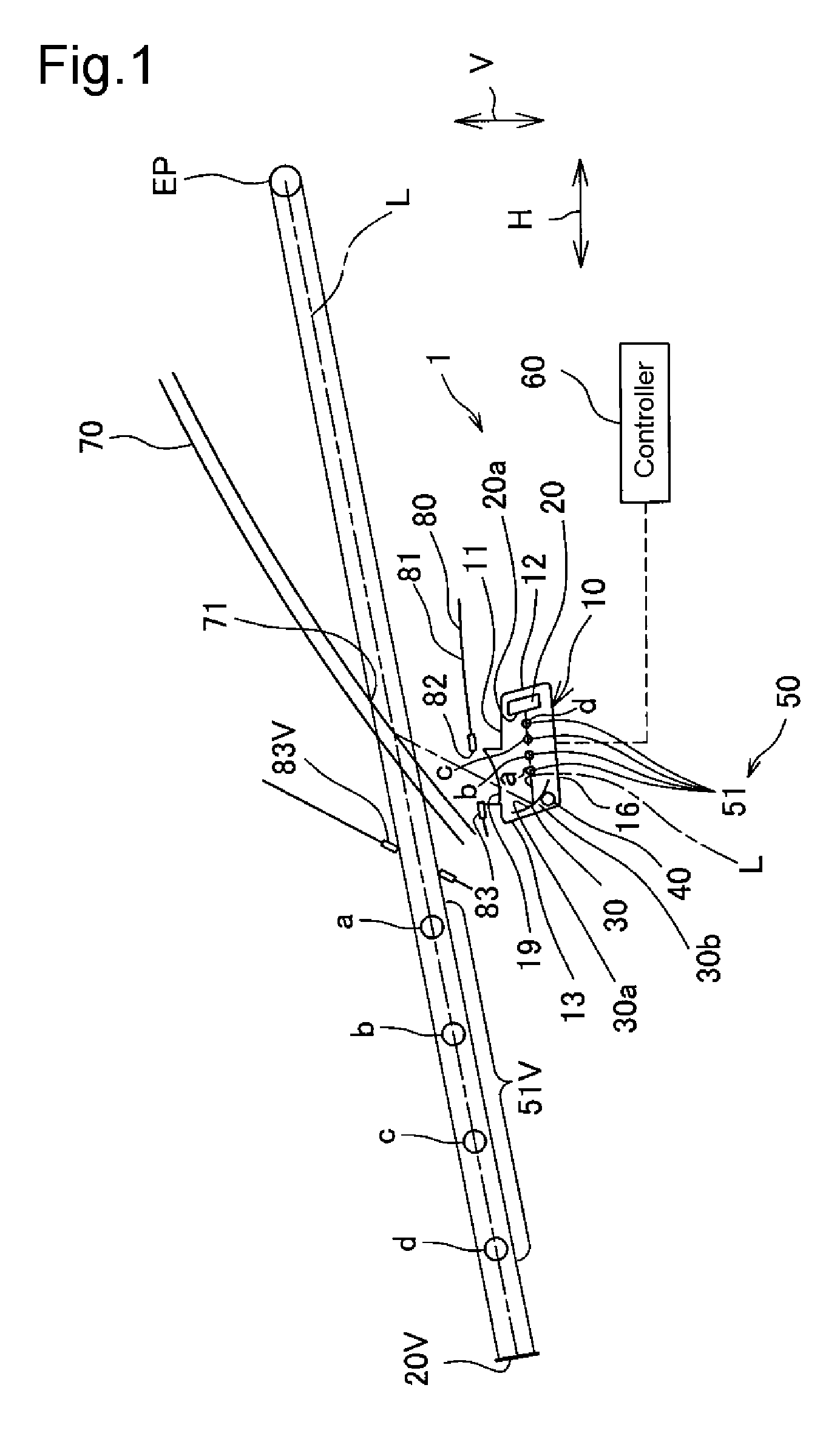 Head-up display device