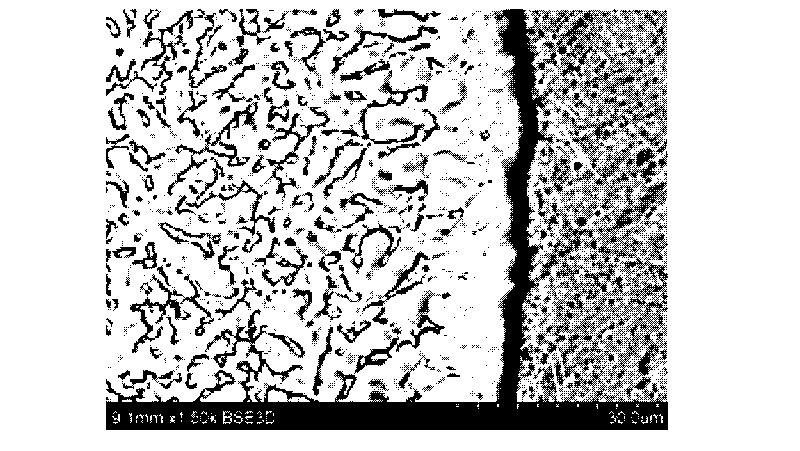 Method for controlling brittle phases of titanium and stainless steel electronic beam welding joints adopting composite intermediate layers