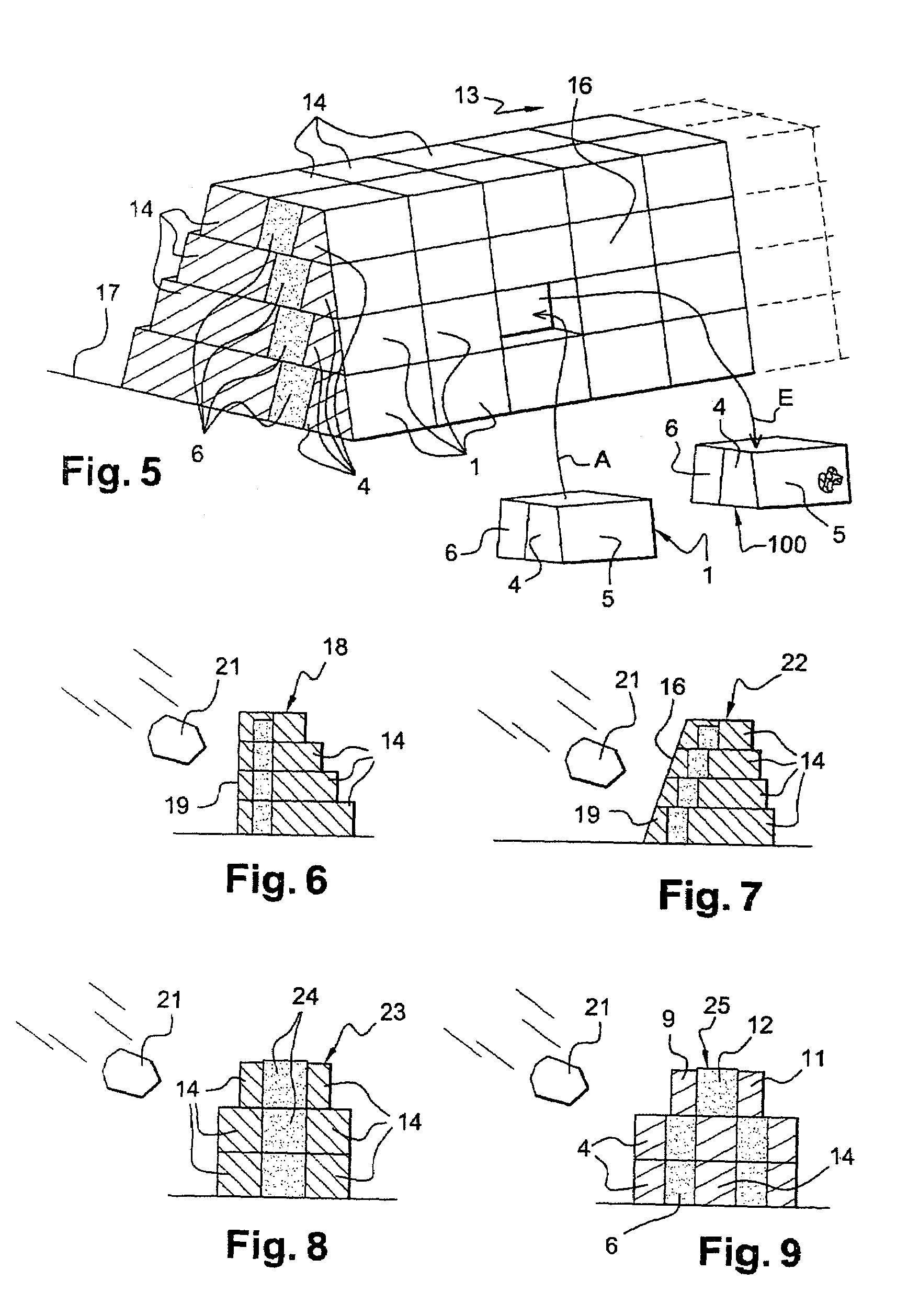 Civil engineering structure, individual construction element and method for reinforcing such a structure