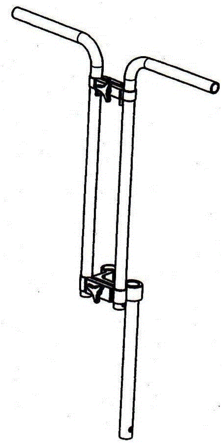 Folding portable electric bicycle provided with telescopic steering handlebar