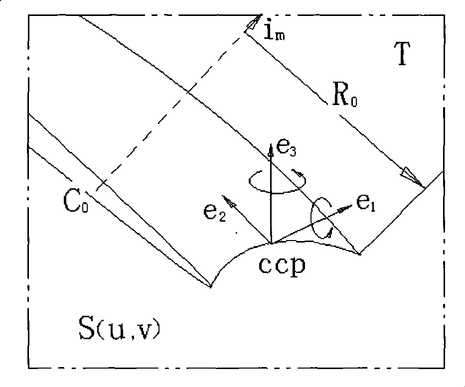 Single-parameter variable-camber barrel-type knife tool as well as posture confirming method and use thereof