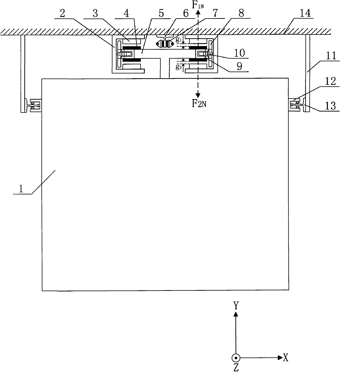 Cordless hoister driven by double-U-shaped linear motor